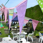 Candy Bunting at a Garden Party